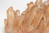 Tangerine Quartz Crystal Cluster - Madagascar #205639-6